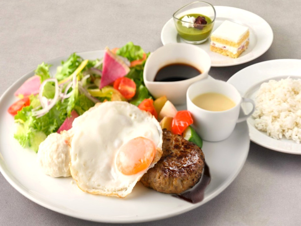 ワンプレートハンバーグ