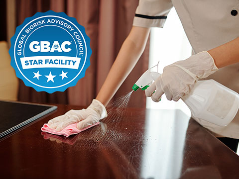 国際的衛生基準ガイドライン「GBAC STAR™認証」をホテルモントレグループ全ホテルで更新しました