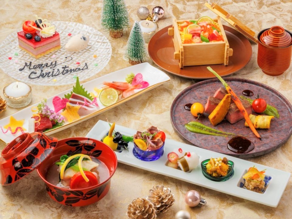 公式 2食付き 日本料理 隨縁亭 クリスマスディナー会席ご夕食付プラン 夕朝食付 ホテルモントレ京都 烏丸駅近くのホテル 京都市