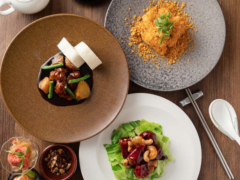 公式 ディナー料理長特別コース 口福 コウフク 見た目でも楽しめる前菜盛り合わせ 美肌成分含むフカヒレ姿入りスープなど豪華コース ホテルモントレ ラ スール大阪 京橋駅近くのホテル