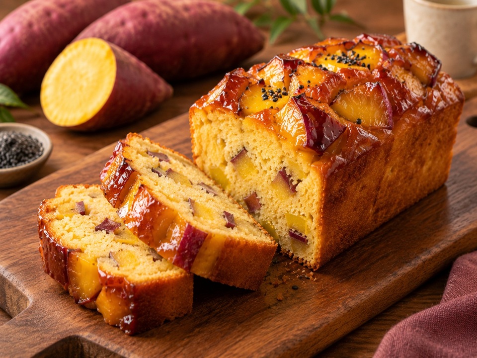 紅はるかのパウンドケーキ