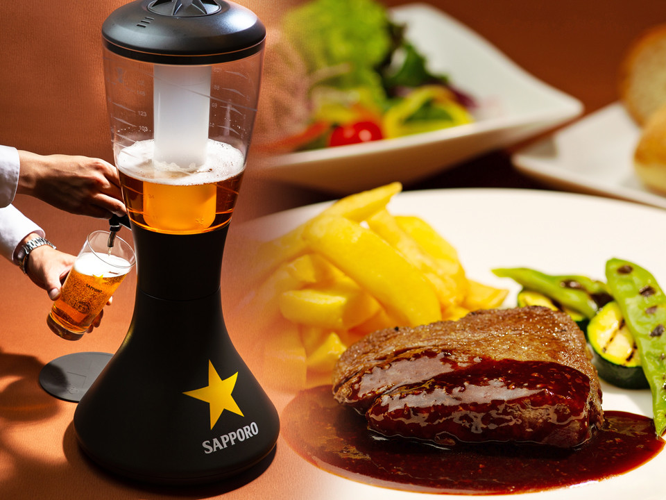 公式 お部屋でステーキ 生ビールで乾杯 プラン 夕食付 ホテルモントレ札幌 札幌駅近くのホテル 北海道札幌市