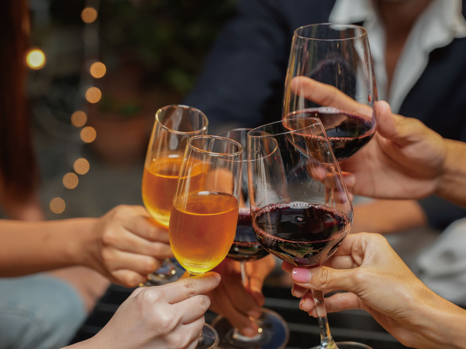 乾杯スパークリングワイン