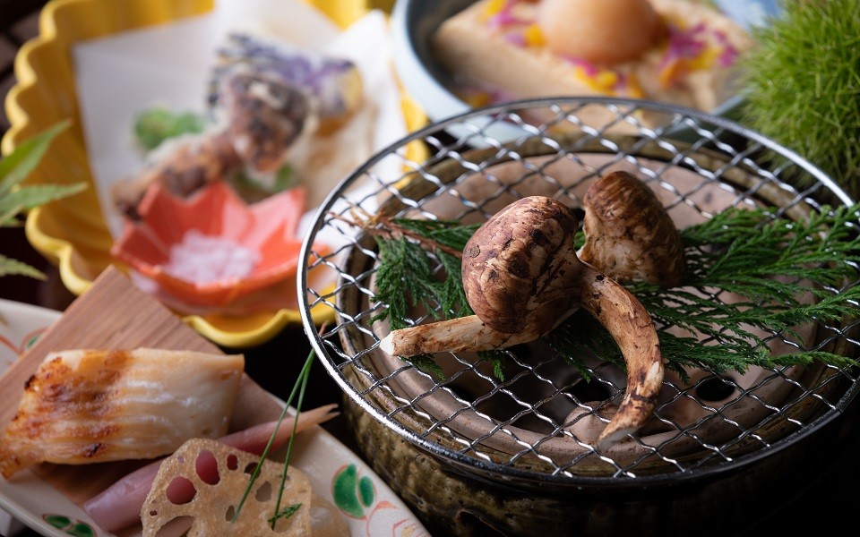 焼き松茸
