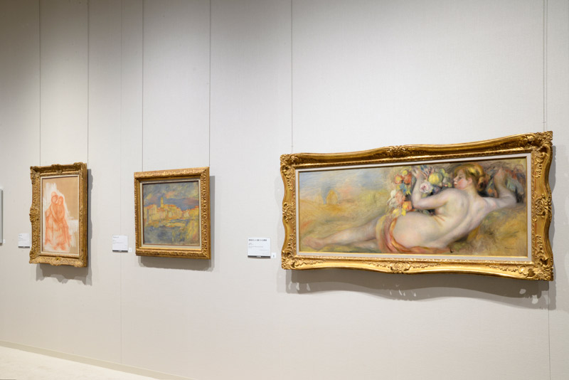 「生誕185年ルノワール展」会場風景