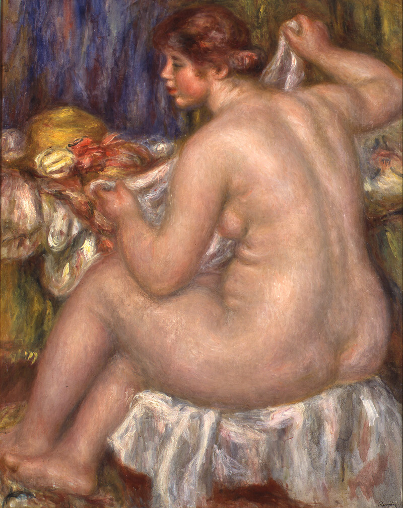 ピエール＝オーギュスト・ルノワール《裸婦》1918年、山王美術館蔵