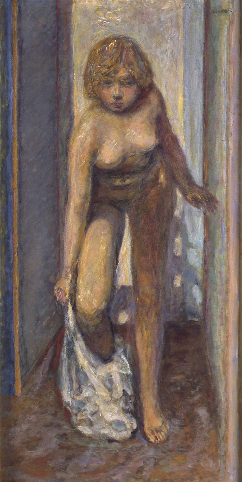 ピエール・ボナール《脱衣の女性》1930年頃、山王美術館蔵