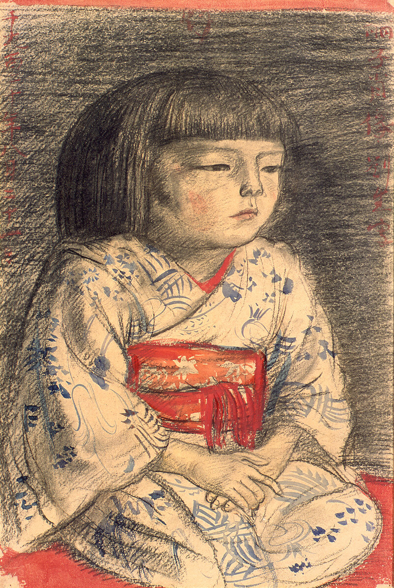 岸田劉生《麗子肖像》1920年、山王美術館蔵